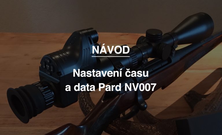 Nastavení času a data Pard NV007